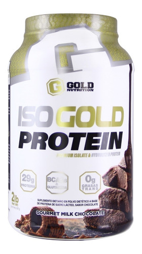 Imagen 1 de 3 de Proteina Isolate Whey 2lb 100% Gold Nutrition. Outlet