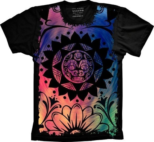 Camiseta Plus Size Legal - Mandala Psicodélica - Psy