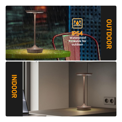 Lámparas De Mesa Recargables Inalámbricas Portátiles Led 3 C
