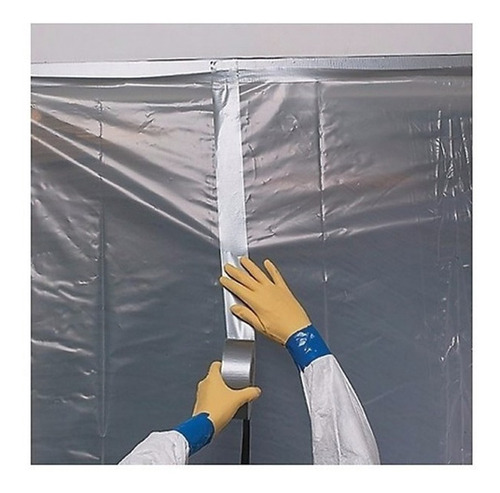 Fita Adesiva Silver Tape Tartan 3939 50mmx5m Cinza Prata 3m