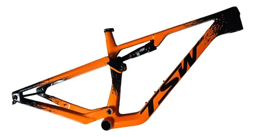 Quadro Bike Tsw Full Quest Racing Team Udh Boost Sid Ultimat Laranja L
