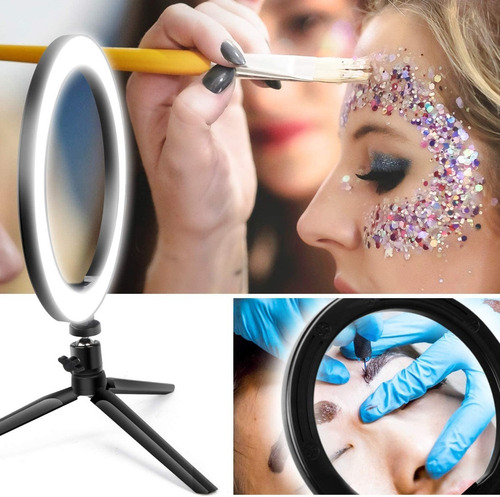 Luz De Anillo Selfie Tripie 10.2 Inch Aro Led Soporte Móvil