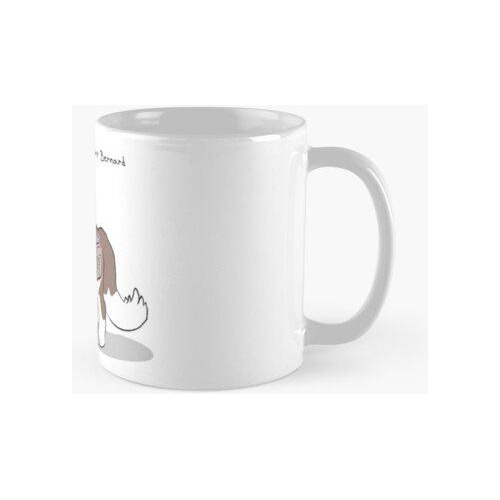 Taza Anatomía De Un San Bernardo Calidad Premium