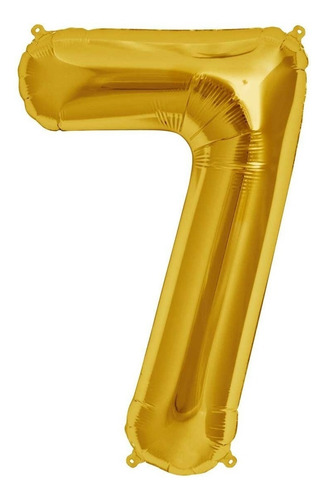 Globo Números Y Letras Metalizadas 33 Cm Dorada Y Plateada