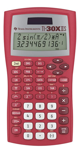 Calculadora Científica Texas Instruments Ti-30xiis, Color Ro