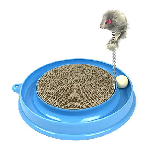 Irispets Scratcher Kitten, Gato Y Cartón Scratcher Cat Track