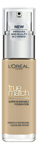 Base de maquillaje en spray L'Oréal Paris True Match Super-Bendable Foundation Base True Match FDT tono beige creme 3n - 30mL
