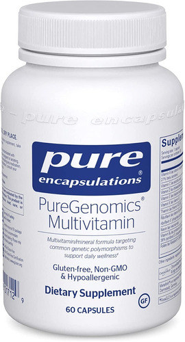 Pure Genomics Multivitaminas Polimorfismos Geneticos 