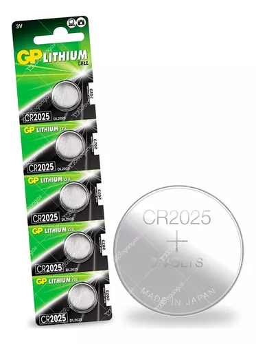  PKCELL Batería CR2025, batería de botón 2025 de 3 V, paquete de  15 pilas de botón de litio : Salud y Hogar