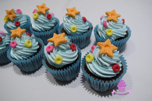 12 Cupcakes La Sirenita Ariel Disney Cumpleaños Infantiles