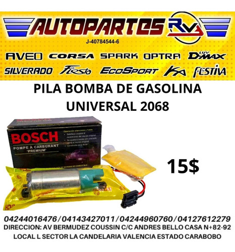 Pila De Gasolina Aveo Optra Corsa Spark Palio Terio X1 Logan