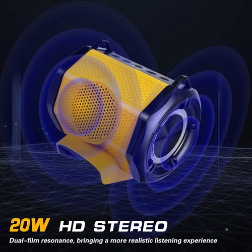 Altavoz Bluetooth Apto Para Dewalt Con Reproductor Usb