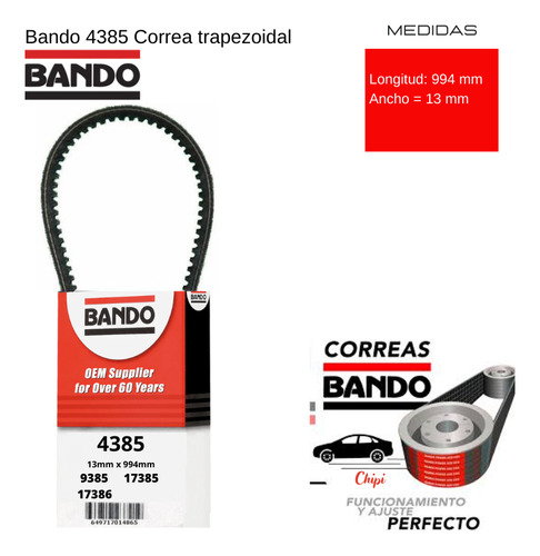 Correa Aire Acond Volvo 240 2.1l P242p244saloon 2 1980 1984