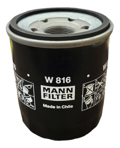 Filtro De Aceite Chevrolet Dmax W816 8981650710 Mann Filter