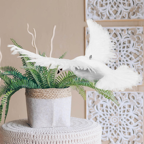 Estatua Realista De Paloma De La Paz Artificial Para Decorac