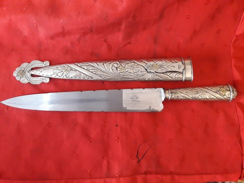 Facon Hoja 30cm Bellver Tandil, Alpaca F.lia Cruz, Sin Uso.