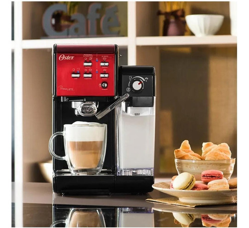 Cafetera Oster Prime Latte 6701b(hay Regalos,verdescripción) Rojo-negro