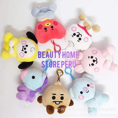 Llavero Peluche Bt21 Bts Moda Coreana Tata Cooky Rj 