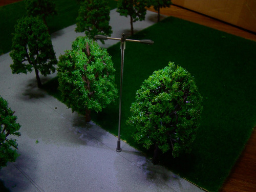 10 Maquetas De Tren Con Luces Dobles Paisaje Urbano 1/150