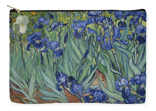 Van Gogh Irises - Neceser Grande Con Cremallera, 12,5 X 