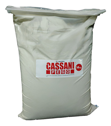 Pego Cassani Saco 14 Kg Adhesivo Gris Para Cerámica