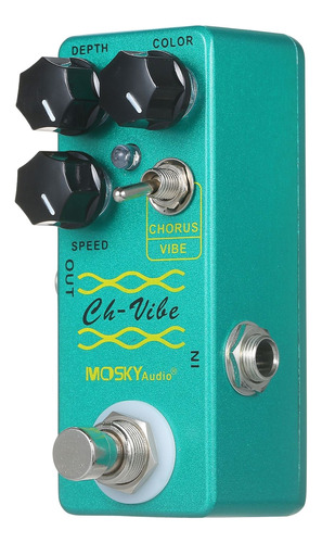 Pedal De Efectos Effects Chorus/vibe Moskyaudio Guitarra Ped