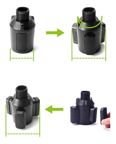 Expansor Genérico Del Portavasos Del Coche Con Soporte Para
