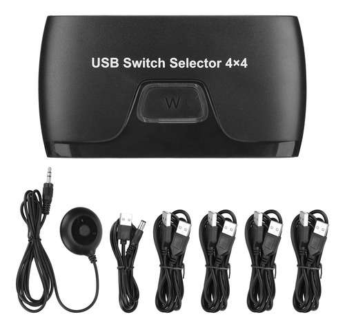 . Computadoras Usb Kvm 4 Que Comparten 4 Dispositivos