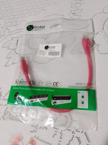Patch Cord Utp Cat6. 1ft - Rojo