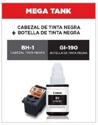 Cabezal Canon De Tinta Negra + Botella De Tina/0692c004aa