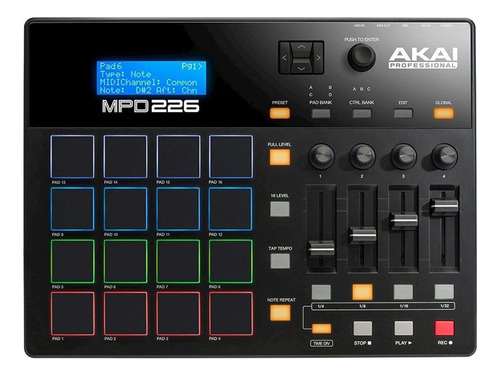 Controlador Akai Mpd226 Music 16 Pads Ableton Live Dj Midi