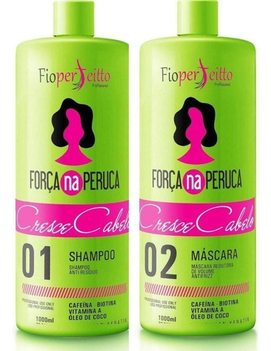 Hidratação Força Na Peruca Fioperfeitto Cresce Cabelo