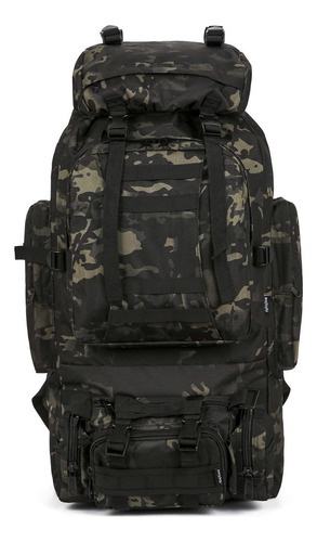 Mochila Molle Para Acampar De 100 Litros, Mochila Militar P.