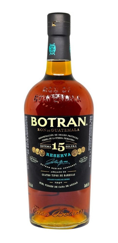 Ron Botran 15 Años 750 Ml