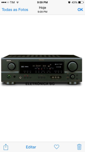 Recever Denon Avr-1507 Usado Em Ótimo Com Controle