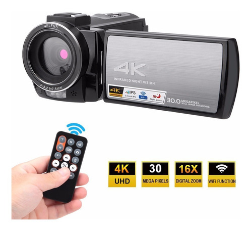 Imagen 2 de 10 de Cámara De Video Hdr-ae8 Camara 4k Wifi Digital 1080p16x