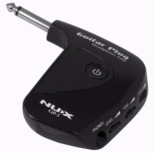 Amplificador De Guitarra Portátil Para Auriculares Nux Gp-1 Color Negro