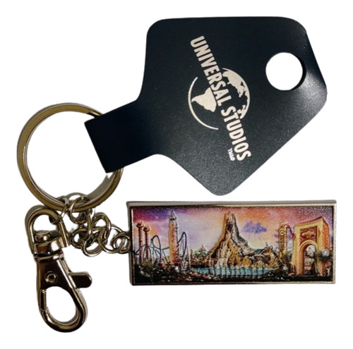 Llavero Con Gancho Metal Universal Studios Original Y Mapa