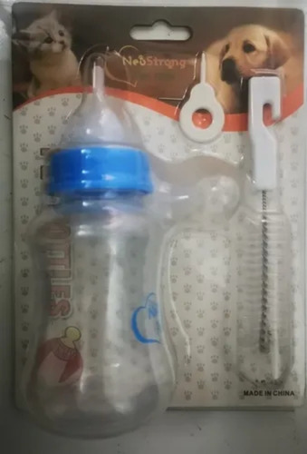 Kit Mamadera 150ml Con Cepillo Limpiador Para Cachorros