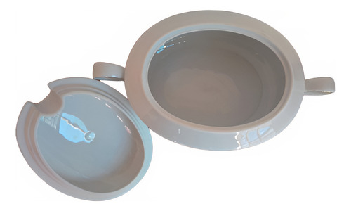 Consomera De Porcelana Verbano Ribete Plata