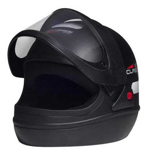 Imagem 2 de 7 de Capacete Taurus San Marino Preto Fosco Classic