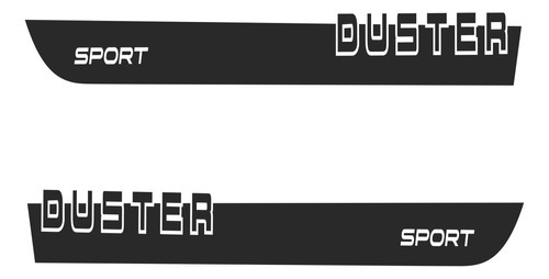 Adesivo Faixa Lateral Duster Sport Par Tuning Sticker Dstr06
