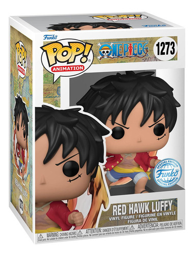 Funko Pop! One Piece Red Hawk Luffy 1273 Exclusivo Original