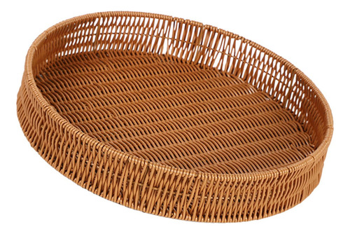 // Caja De Almacenamiento De Mimbre, Recipiente Redondo M