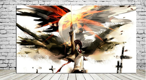 Cuadros Attack On Titan 30x57 Cm En Lienzo Canvas A2