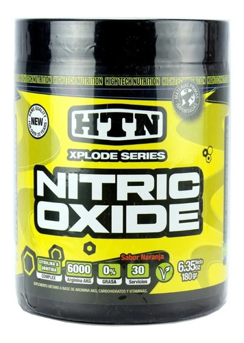 Oxido Nitrico Htn 180 Grs Arginina L-ornitina L-citrulina