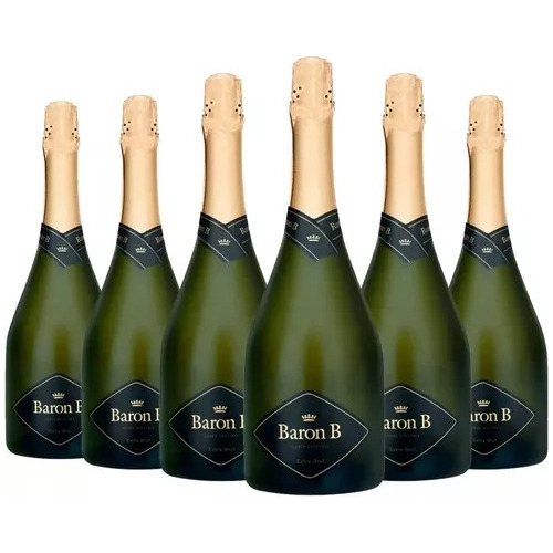 Champagne Baron B Extra Brut Espumante 750ml Caja X6