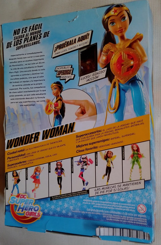 Wonder Woman / Superpoderosa Dc Super Hero Girls Fig 31 Cms (Usado)