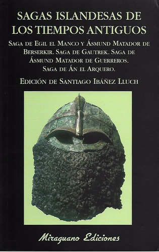 Libro Sagas Islandesas De Los Tiempos Antiguos