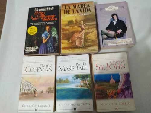 6 Novelas Romance Historico Marshall St John Hale Coffman Co